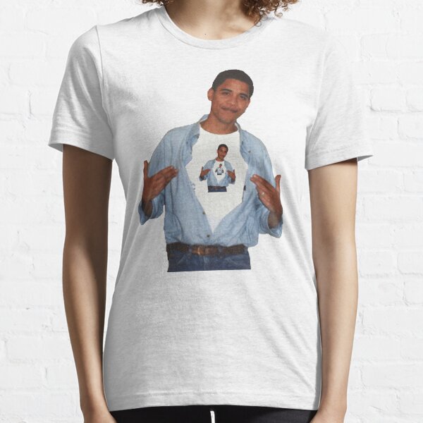 Obama wearing a t-shirt of Obama wearing a t-shirt of Obama wearing a t-shirt of Obama wearing a t-shirt of Obama Essential T-Shirt
