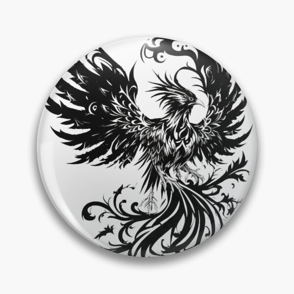 Item preview, Black and White Phoenix designed and sold by Media-DK.