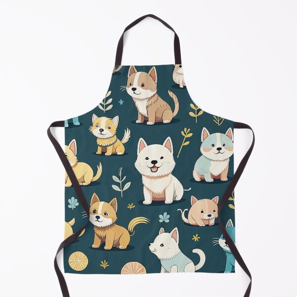 Item preview, Get Your Paws on These Adorable Seamless Pattern Playful Puppy Character Designs designed and sold by Munchable Bites.
