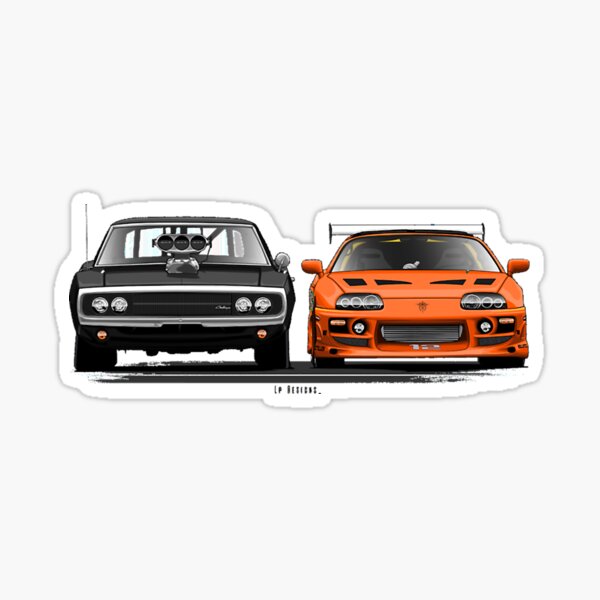 Item preview, Charger RT _amp_ Supra Mk IV - The Fast and Furious Active  designed and sold by gweneresuter.