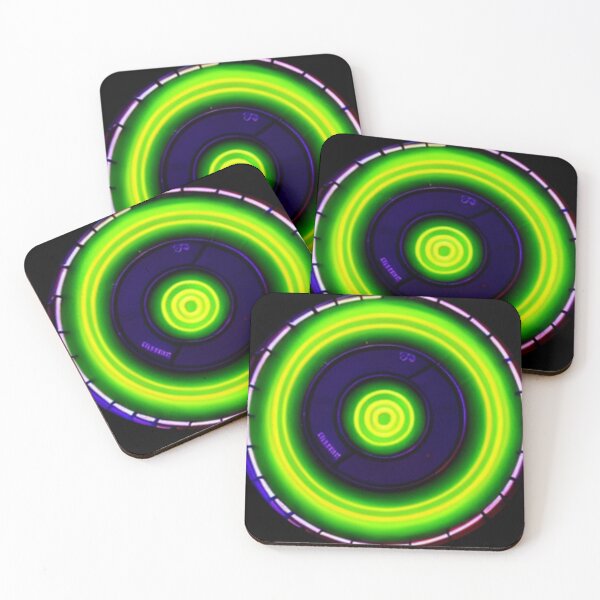 Item preview, Radial green fluorescent designed and sold by Artcolage87.