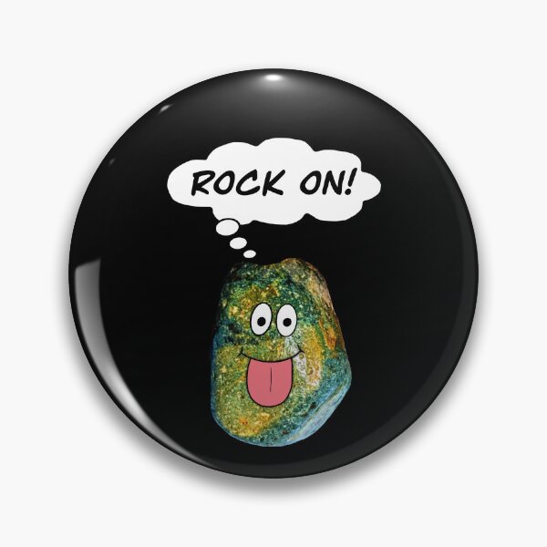 Item preview, ROCK ON! Funny Geologist Rockhound designed and sold by Laura Rucker - Cackling Chick.