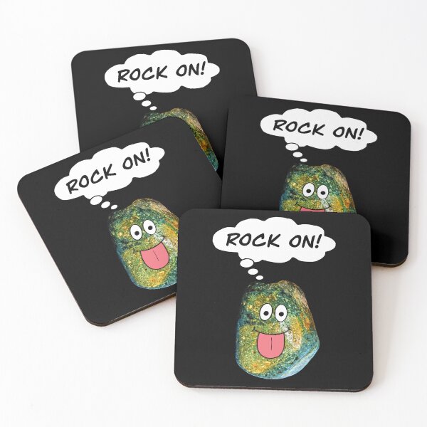 Item preview, ROCK ON! Funny Geologist Rockhound designed and sold by Laura Rucker - Cackling Chick.