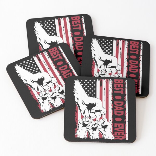 Item preview, Best Dad Ever - 3 Children Fist Bump - Gift for Dad - Great for Fathers Day designed and sold by ReapHavok.
