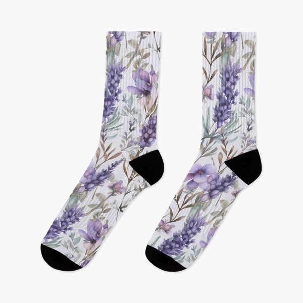 Item preview, lavender floral pattern 11 designed and sold by PixelPastry.