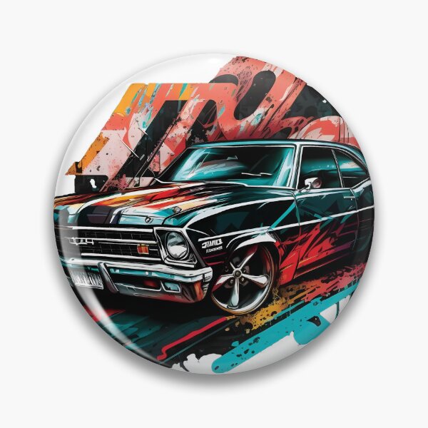 Item preview, Aggressive Muscle Car, 1968 designed and sold by MVDigitalArt.
