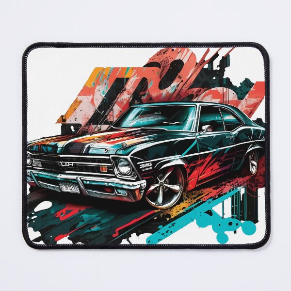 Item preview, Aggressive Muscle Car, 1968 designed and sold by MVDigitalArt.