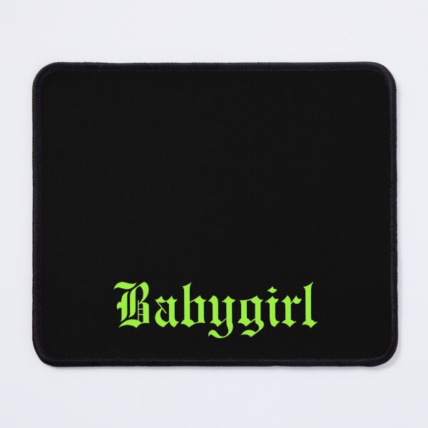 Item preview, Babygirl French Lime Green Text designed and sold by Ninjakandy.