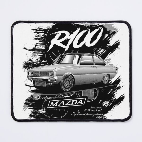 Item preview, Silver R100 Retro Vintage Mazda Rotary Powered Wankel JDM designed and sold by dragphotos.
