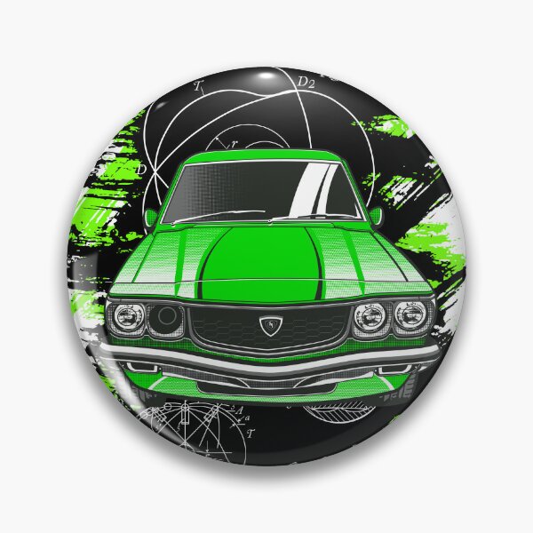 Item preview, RX3 Green Retro Vintage Mazda Rotary Powered Wankel JDM designed and sold by dragphotos.