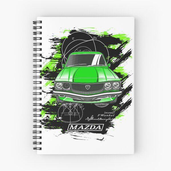 Item preview, RX3 Green Retro Vintage Mazda Rotary Powered Wankel JDM designed and sold by dragphotos.