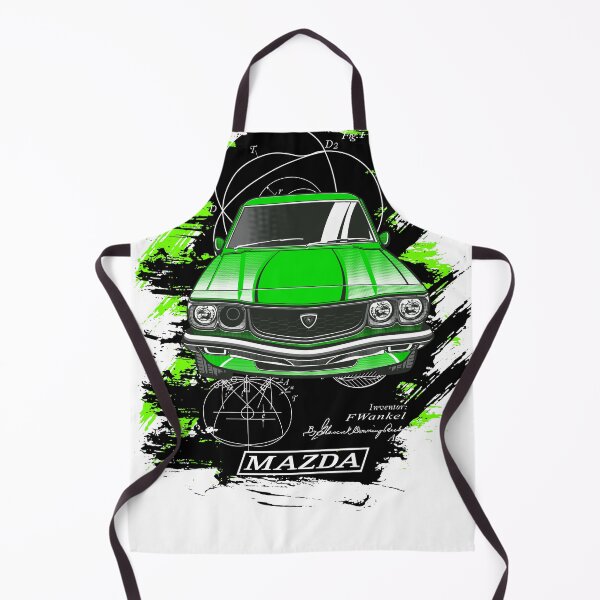 Item preview, RX3 Green Retro Vintage Mazda Rotary Powered Wankel JDM designed and sold by dragphotos.