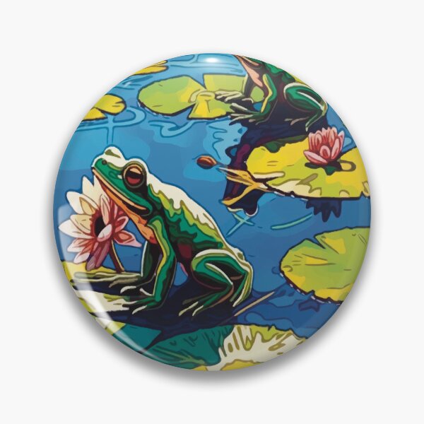 Item preview, Frogs on pad designed and sold by randynash.