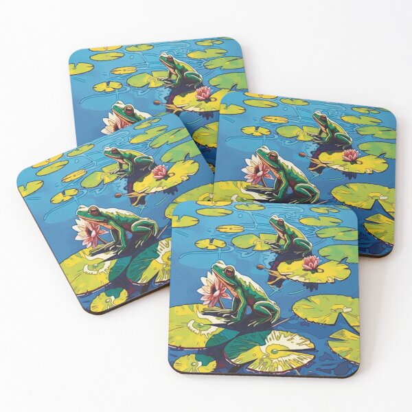 Item preview, Frogs on pad designed and sold by randynash.