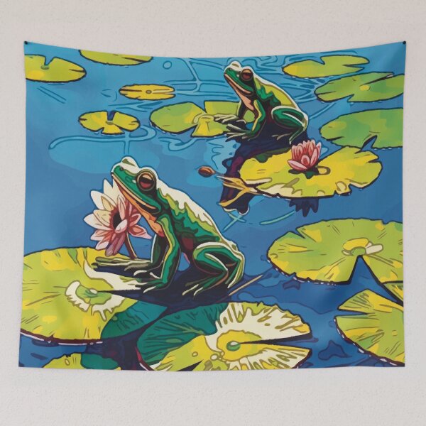 Item preview, Frogs on pad designed and sold by randynash.