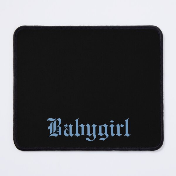 Item preview, Babygirl Cerulean Frost Blue Text designed and sold by Ninjakandy.