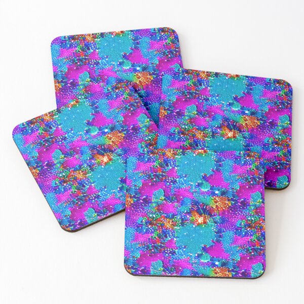Item preview, Abstract Blue and Pink Paint Splotches designed and sold by calibrit.