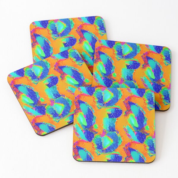 Item preview, Abstract Orange and Blue Chaos designed and sold by calibrit.