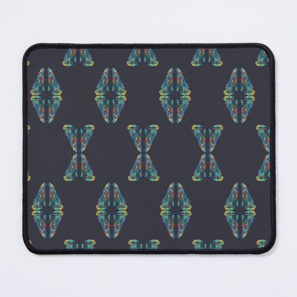 Item preview, Rainbow wolf pattern polar night color background designed and sold by Caummon Thread.