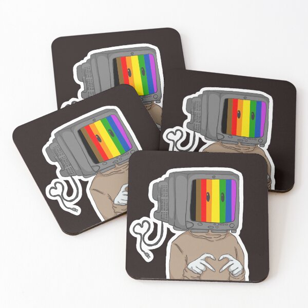 Item preview, Tv Head pride flag designed and sold by witchdaggergrrl.