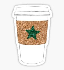 Starbucks Inspired Coffee Cup Sticker