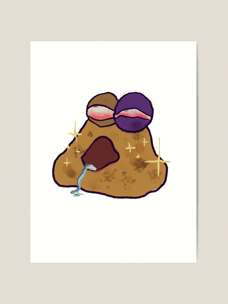 Pou Meme Art Print for Sale by tttatia