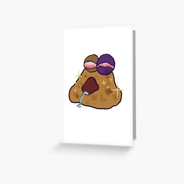 Pou Meme | Greeting Card