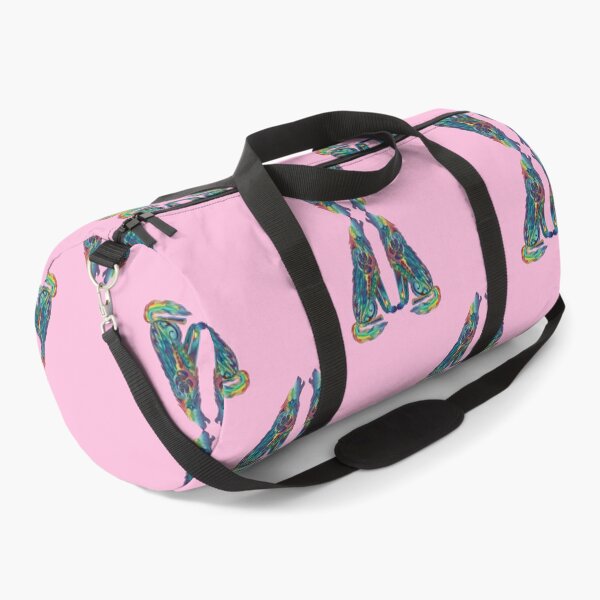 Item preview, Rainbow Wolf pattern on Nosegay background color designed and sold by Caummon Thread.