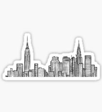 New York City Skyline Sticker