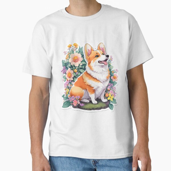 Aperçu de l'œuvre Newton, le charmant Corgi de Bridgerton créée et vendue par Onis-designs.