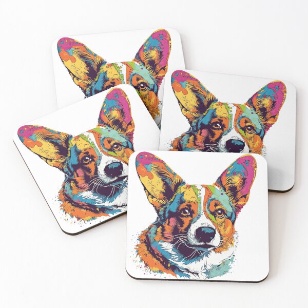 Item preview, Corgi Pop masterpiece Decor for Loyal Companions Home: Charming & Amusing artworks in Eye-Catching Colors designed and sold by DooodleGod.