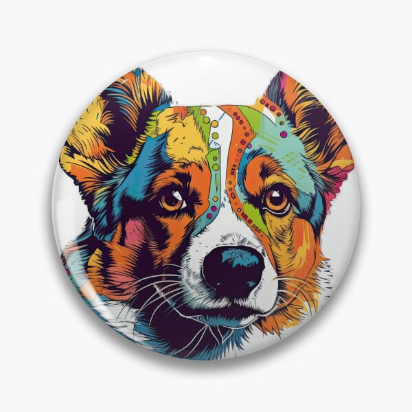 Item preview, Corgi Pop masterpiece Decor for Loyal Companions Home: Charming & Amusing artworks in Eye-Catching Colors designed and sold by DooodleGod.