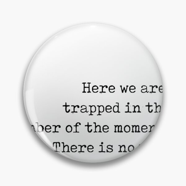 Item preview, Trapped in the amber of the moment - Kurt Vonnegut Quote - Literature - Typewriter Print designed and sold by Studio Grafiikka.
