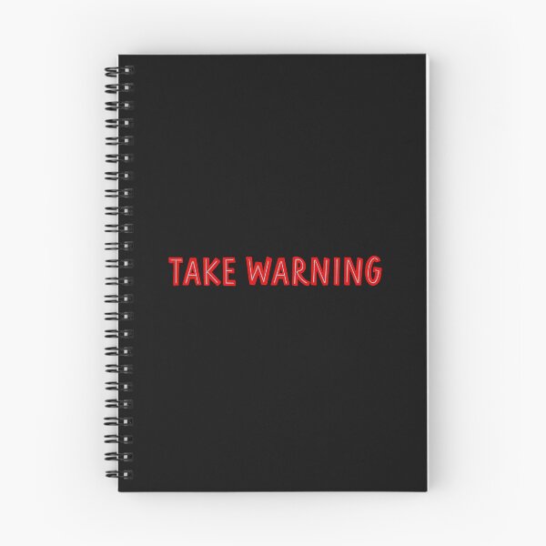 Item preview, take warning designed and sold by MasonDesignn.