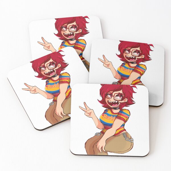 Item preview, Redhead cute girl shark teeth Gemina designed and sold by Markylv.