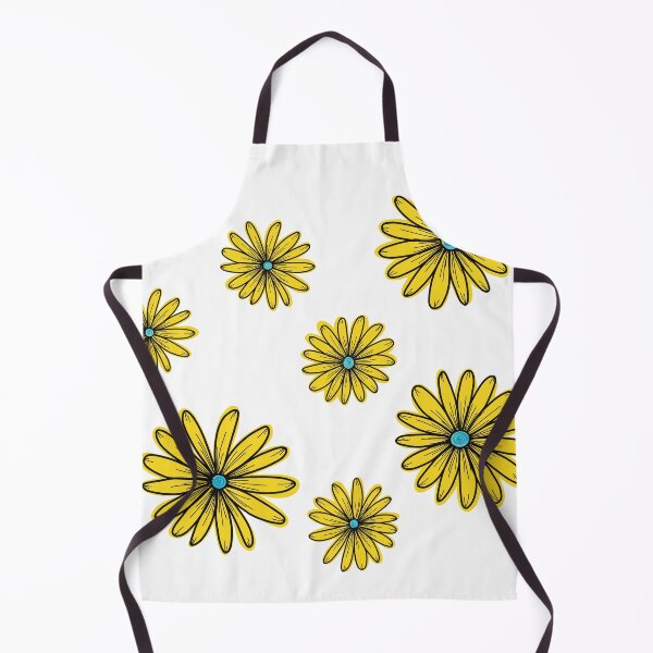 Item preview, Y2K neon yellow daisy flowers sticker- cyberpunk techno flowers designed and sold by Aesthetica-1.