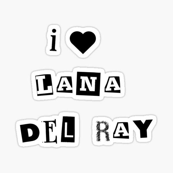 Lana Del Rey round stickers decorative stickers gift for fans