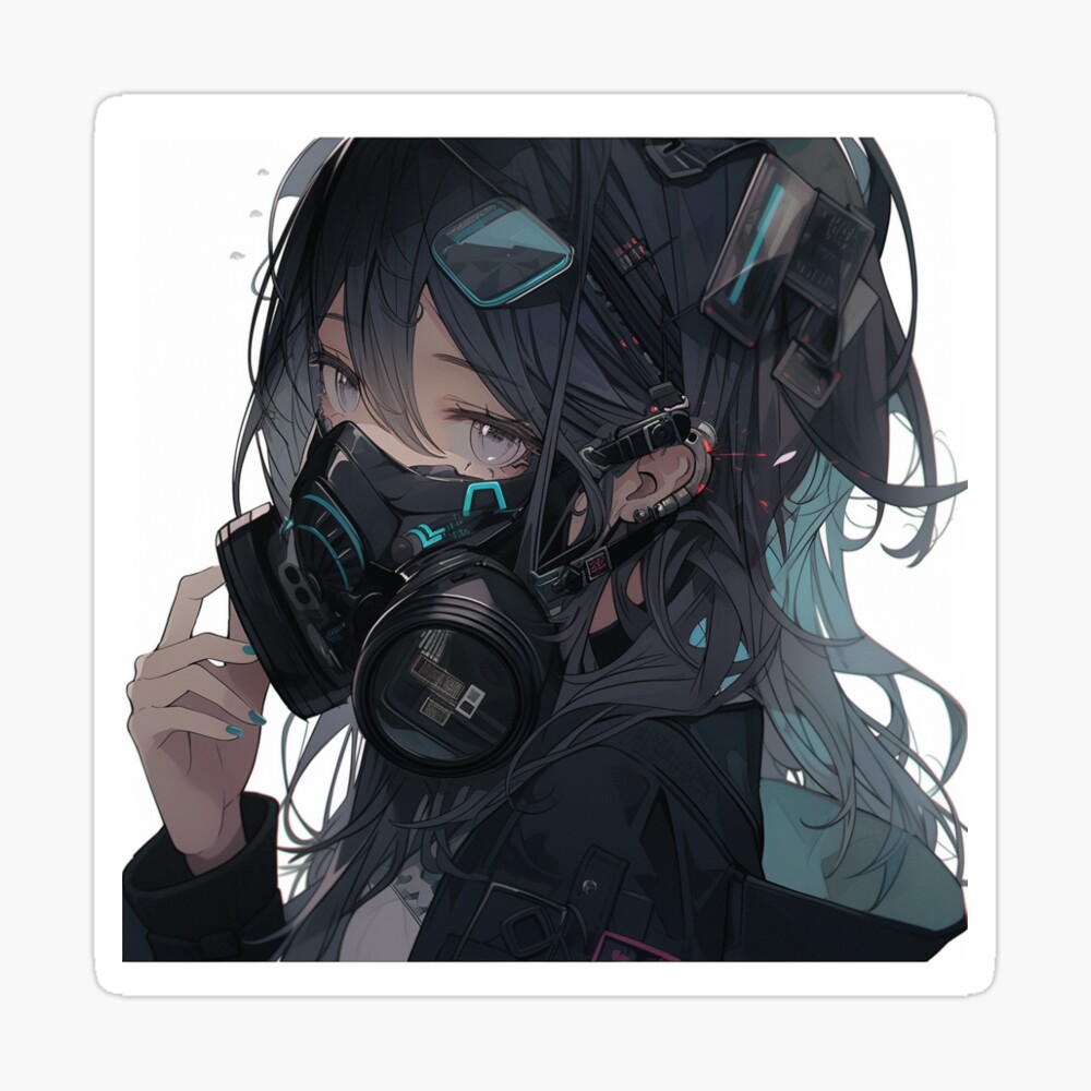 23++ Anime Gas Mask iPhone, Blue Gas Mask HD wallpaper | Pxfuel