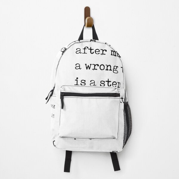 Artikelvorschau, And a step backward - Kurt Vonnegut Quote - Literature - Typewriter Print entworfen und verkauft von Studio Grafiikka.