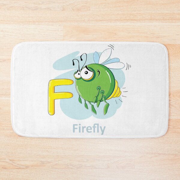 Item preview, Cartoons Alphabet - Letter F with funny Firefly  designed and sold by TyreekCorwin.