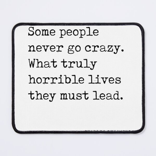 Item preview, Some people never go crazy - Charles Bukowski Quote - Literature - Typewriter Print 1 designed and sold by Studio Grafiikka.