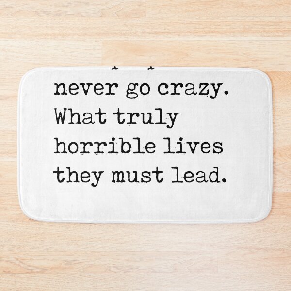 Item preview, Some people never go crazy - Charles Bukowski Quote - Literature - Typewriter Print 1 designed and sold by Studio Grafiikka.