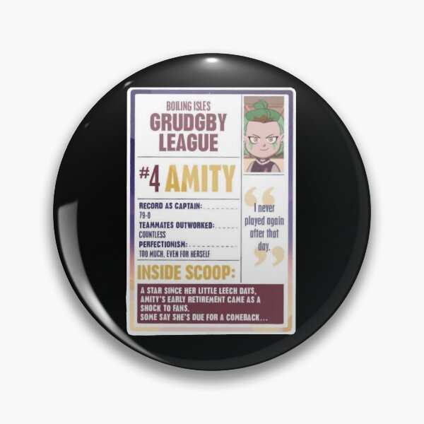 Item preview, amity blight boiling isles grudgby league card designed and sold by DatCajCreations.