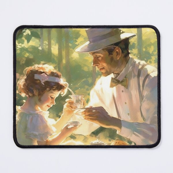 Item preview, Backyard tea party father and daughter designed and sold by Jason Stirling.