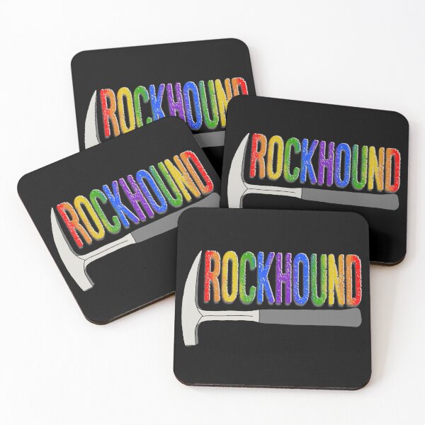 Item preview, Rainbow Rockhounding Rock Pick Geology Rockhound Hammer designed and sold by Laura Rucker - Cackling Chick.