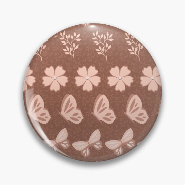 Item preview, Rows of Leaves, Flowers and Butterflies on Dark Textured Background designed and sold by ImpalaMoon.