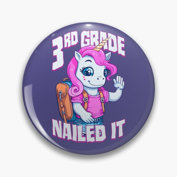 Item preview, 3rd Grade Nailed It Funny Happy Unicorn Girl Graduation designed and sold by GrandeDuc.