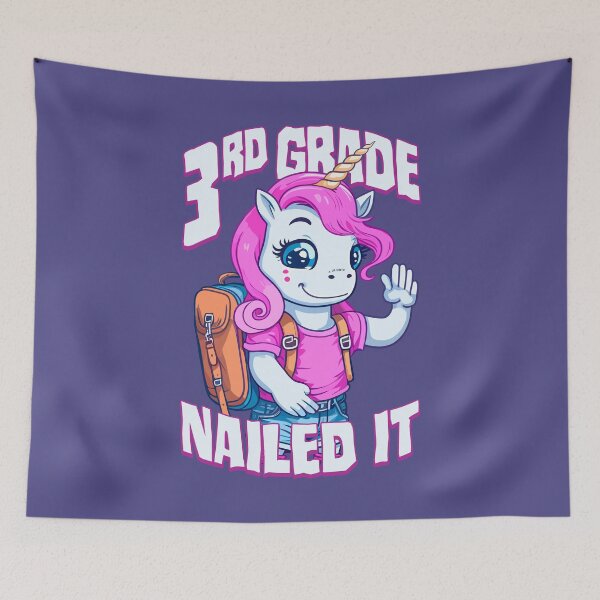 Item preview, 3rd Grade Nailed It Funny Happy Unicorn Girl Graduation designed and sold by GrandeDuc.