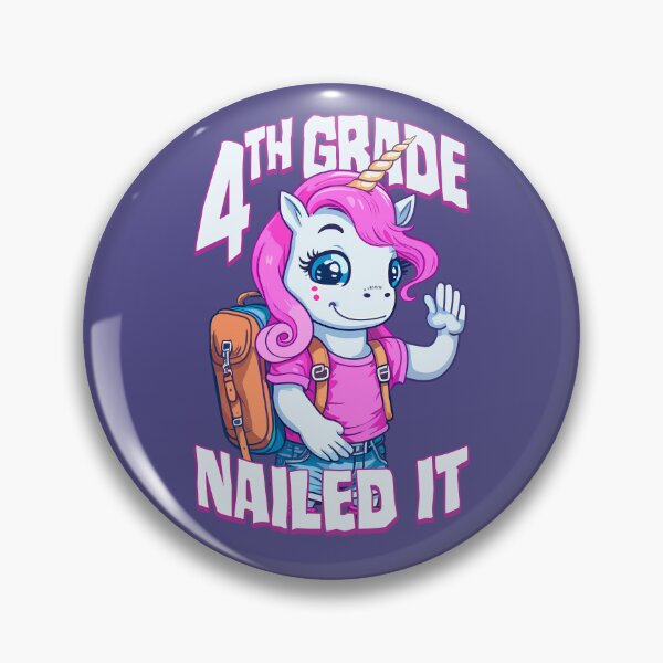 Item preview, 4th Grade Nailed It Funny Happy Unicorn Girl Graduation designed and sold by GrandeDuc.