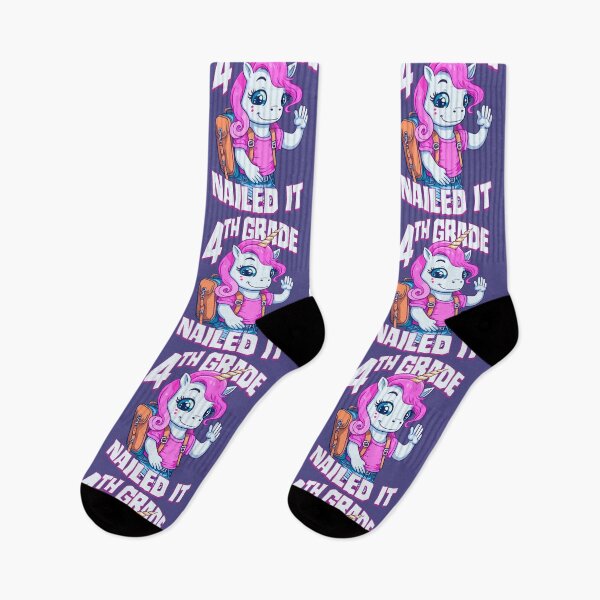 Item preview, 4th Grade Nailed It Funny Happy Unicorn Girl Graduation designed and sold by GrandeDuc.